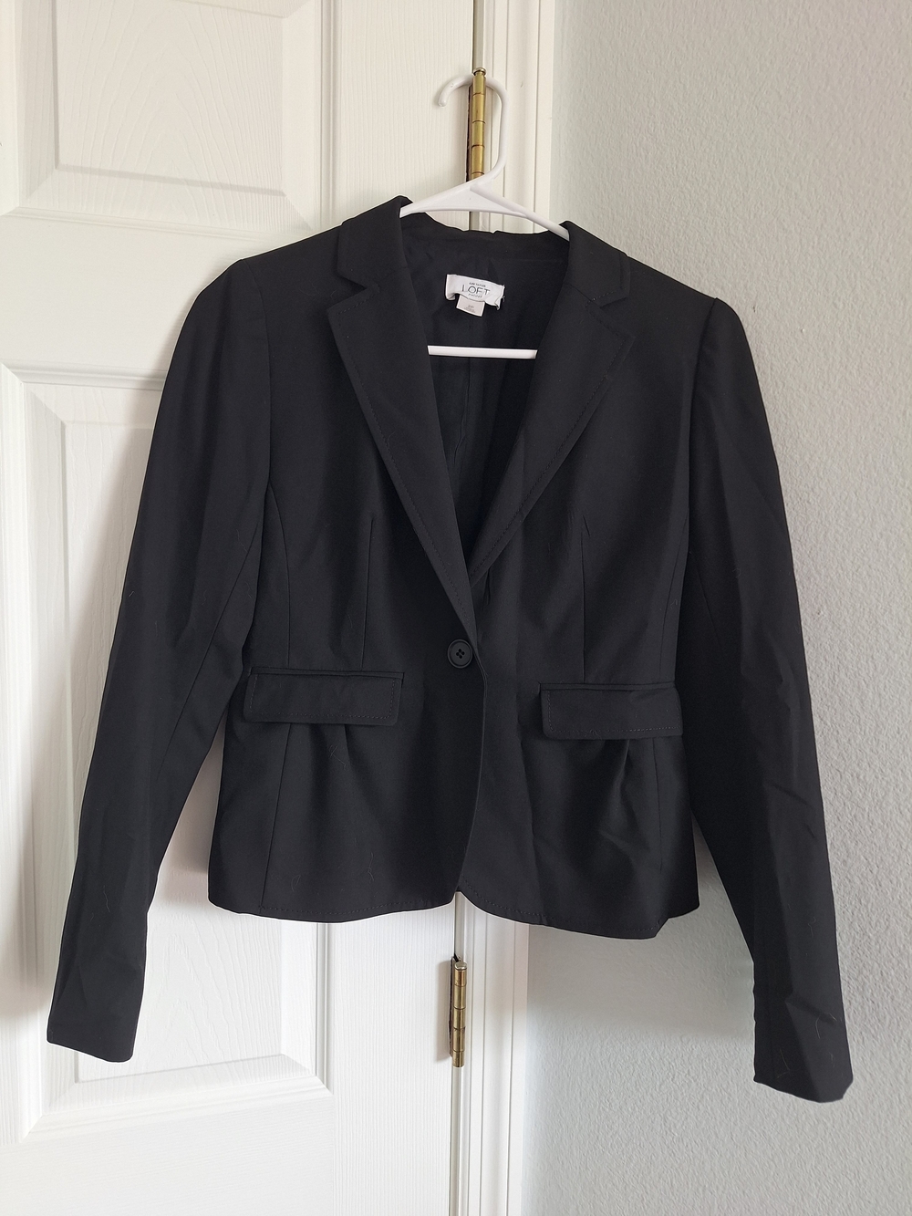 LOFT Black Single-Button Women's Blazer